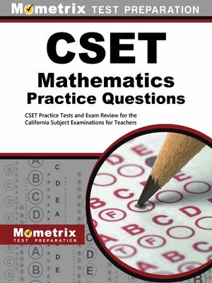 cover image of CSET Mathematics Practice Questions